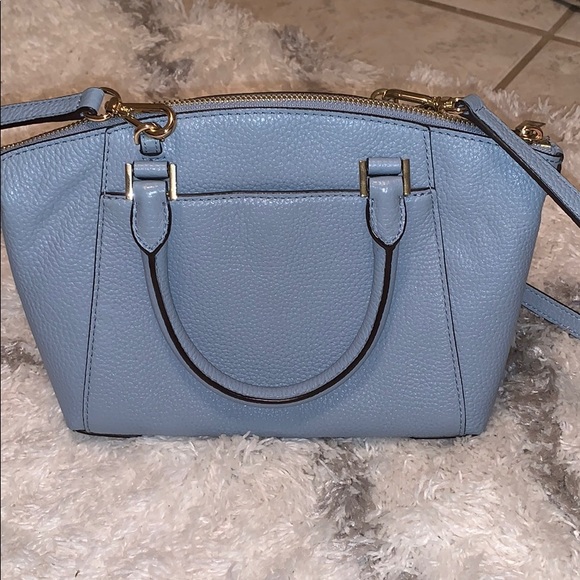 Baby Blue Michael Kors Satchel Purse & Wallet Set - Picture 4 of 7
